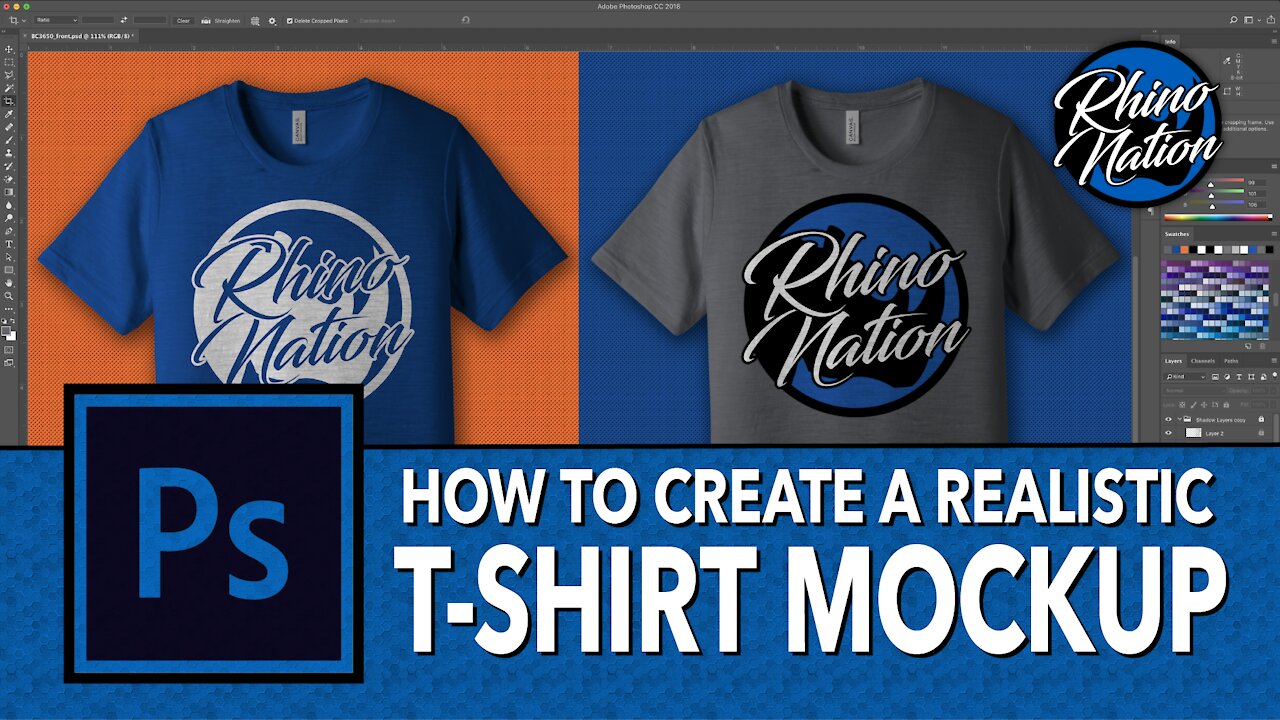 Create a T-Shirt Mockup in Adobe Photoshop