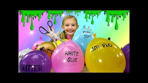 Making SLIME With BALLOONS!!! DIY Slime Balloon Tutorial!!!