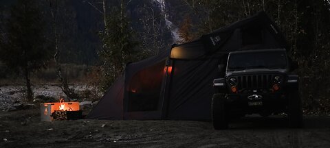 Beginning of the Winter Camping Season with Skycamp Annex Plus [Relaxing, iKamper, and ASMR]