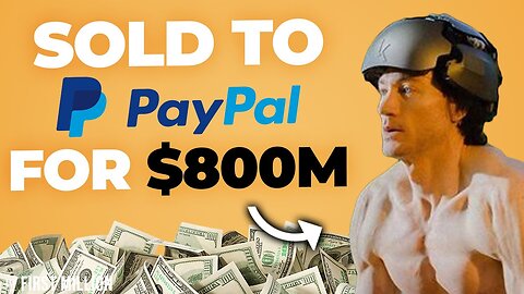 How I Sold My Company To PayPal For $800 Million - Bryan Johnson