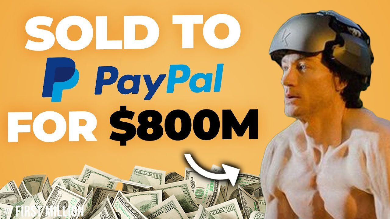 How I Sold My Company To PayPal For $800 Million - Bryan Johnson