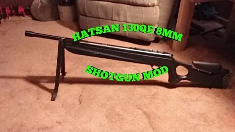 Hatsan 130QE 8mm shotgun mod