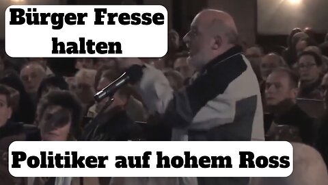 Bürgerversammlung: Damals wie heute.@FinanzDrill🙈🐑🐑🐑 COV ID1984