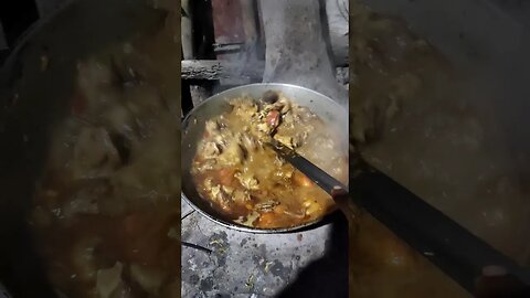 রাতের বেলা উননের জালে কয়লার এর মাংস রান্না করছি 🤤🤤 #msvillagelifestyle #trending #shortsvideo