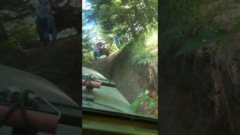 Inside the Jeep view of 7 up
