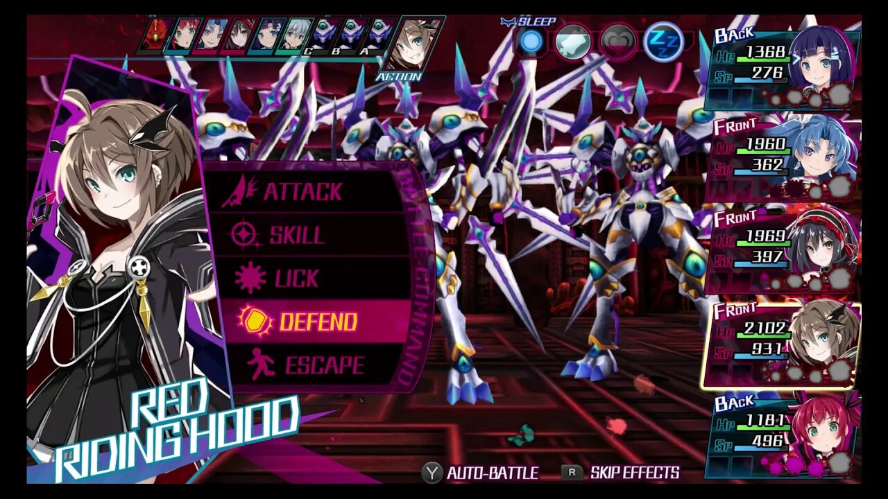 Mary Skelter Nightmares Remake (Switch) - Fear Mode - Part 61: Mistaken Identity (Bad Ending Route)