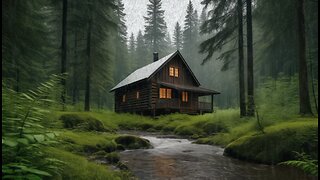 Heavy Rain Sounds at Night - Sleep, Study, Relax | Ambient Noise Rainstorm