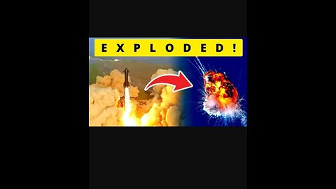 Starship explosion 💥 video