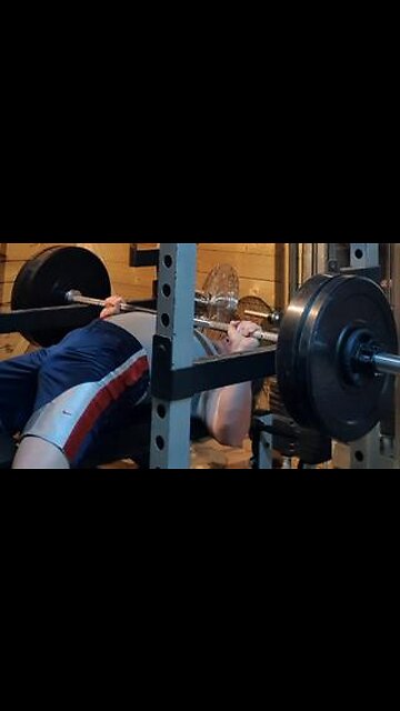 5x3 82.5 Kgs Bench Pin Press. Last Set.