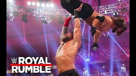 Roman Reigns vs. Randy Orton vs. AJ Styles vs. LA Knight: Royal Rumble 2024 highlights