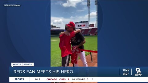 'I just broke down into tears': Reds fan meets hero Jonathan India after four heart surgeries