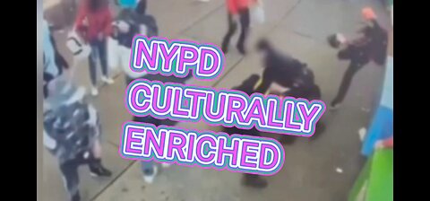 NYPD Officers attacked by "migrants" NYC gets what they deserve for their Marxist ideology