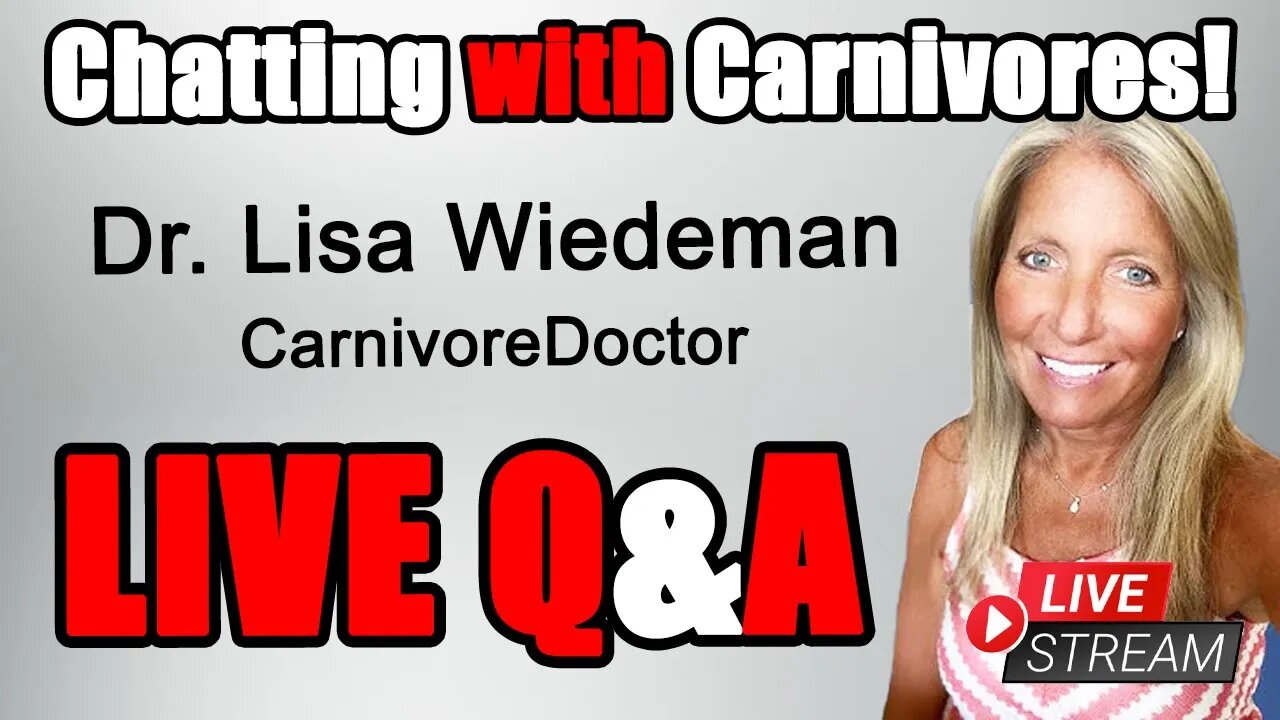 A Carnivore Doctor: Dr.‌ ‌Lisa‌ ‌Wiedeman‌'s Story LIVE & QA