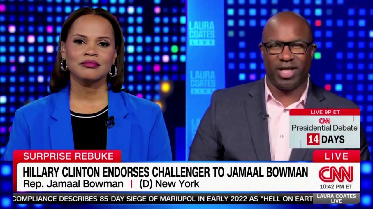 Rep. Jamaal Bowman Disses Hillary Clinton After She Endorses His Opponent