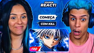 Rap do Killua (Hunter x Hunter) - MEU NOME COMEÇA COM KILL | NERD HITS | [React Rap Nerd] 🔥