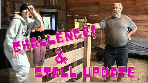 Finishing Our Barn Renovation And The Water bottle Challenge!