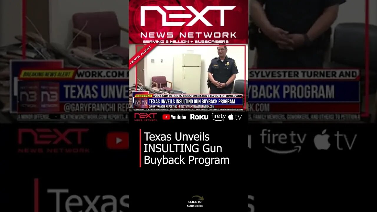 Texas Unveils INSULTING Gun Buyback Program#short