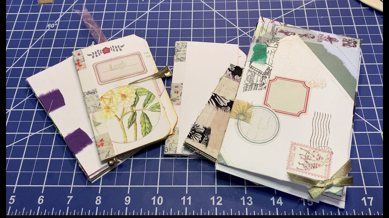 Episode 286 - Junk Journal with Daffodils Galleria - Mini File Folder Book