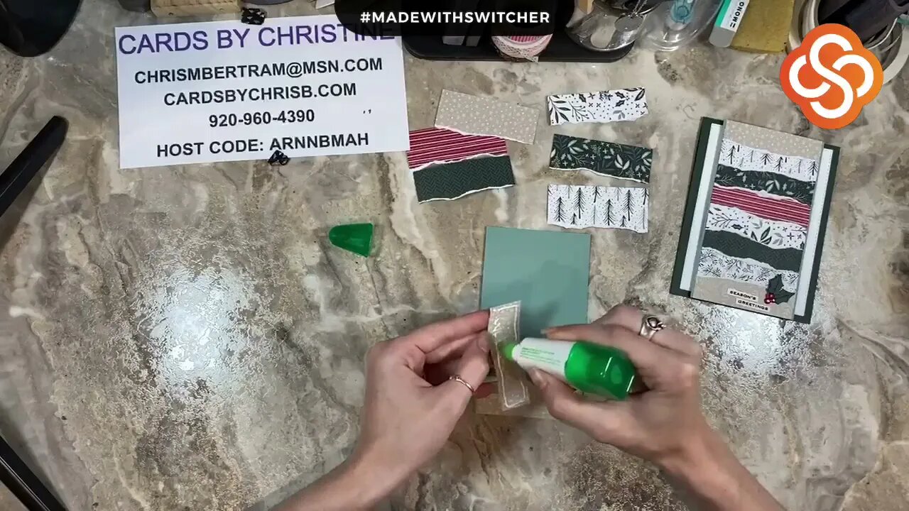 Technique Thursday - Torn Strip Technique