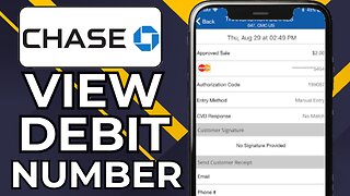 HOW TO SEE DEBIT CARD NUMBER ON CHASE APP