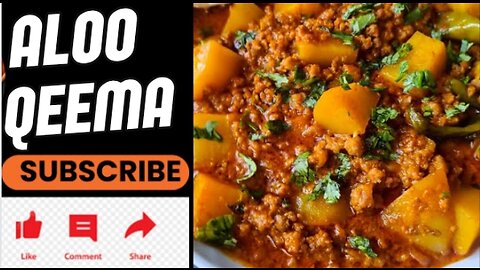 Aloo qeema recipe