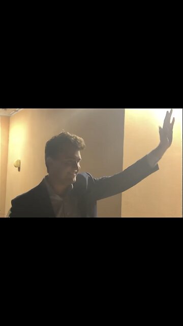 Angry Mob Triggered When Charlie Kirk Pops Out to Say Hi