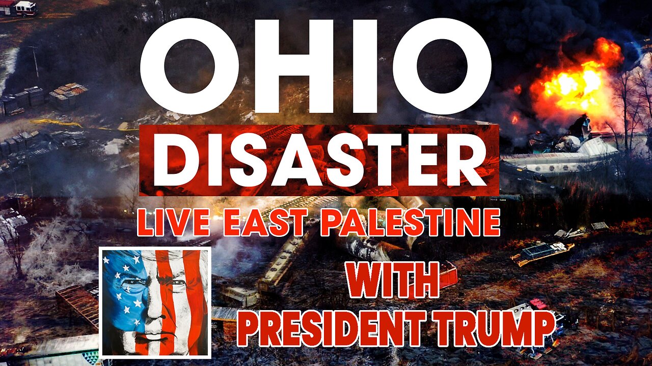 PRESIDENT TRUMP LIVE IN EAST PALESTINE OHIO