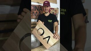 Como Fazer Uma Placa Com Letras Vazadas. Simples e Fácil. Woodworking