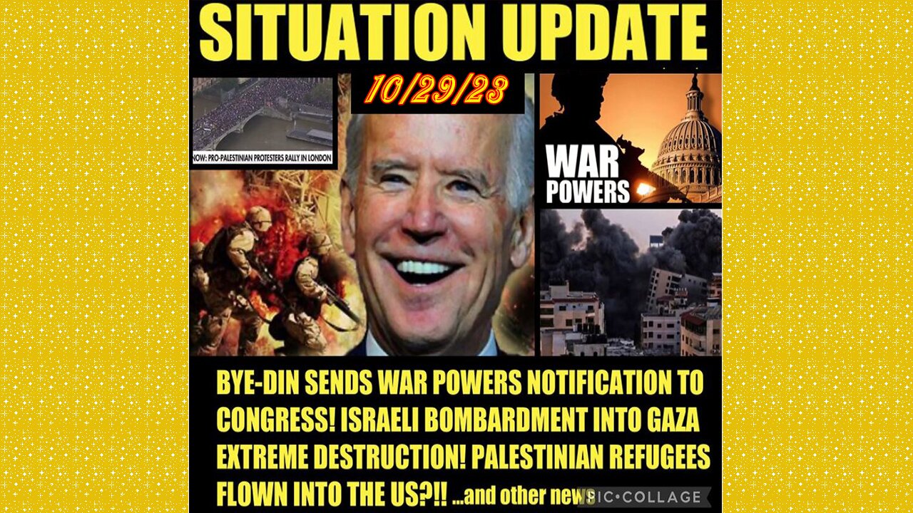 SITUATION UPDATE 10/29/23 - Major Gaza Destruction, Nz Cv Jab Reveal, Israel-Palestine War Update