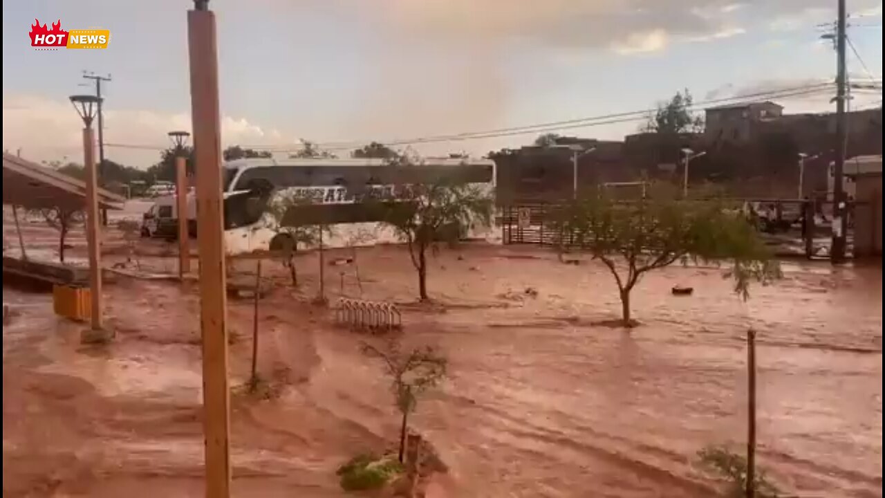 🚨WARNING: Reportan inundaciones en Atacama | Chile