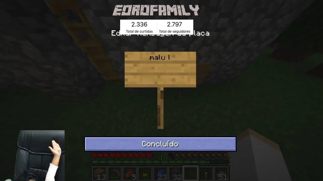 Live de Minecraft #malununes MaryLand