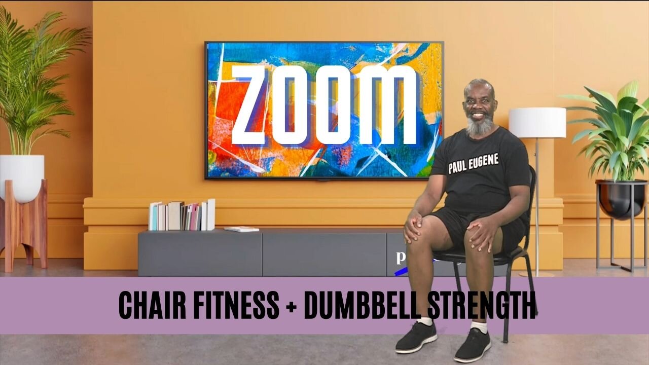 Zoom Chair Fitness with Dumbbell Strength