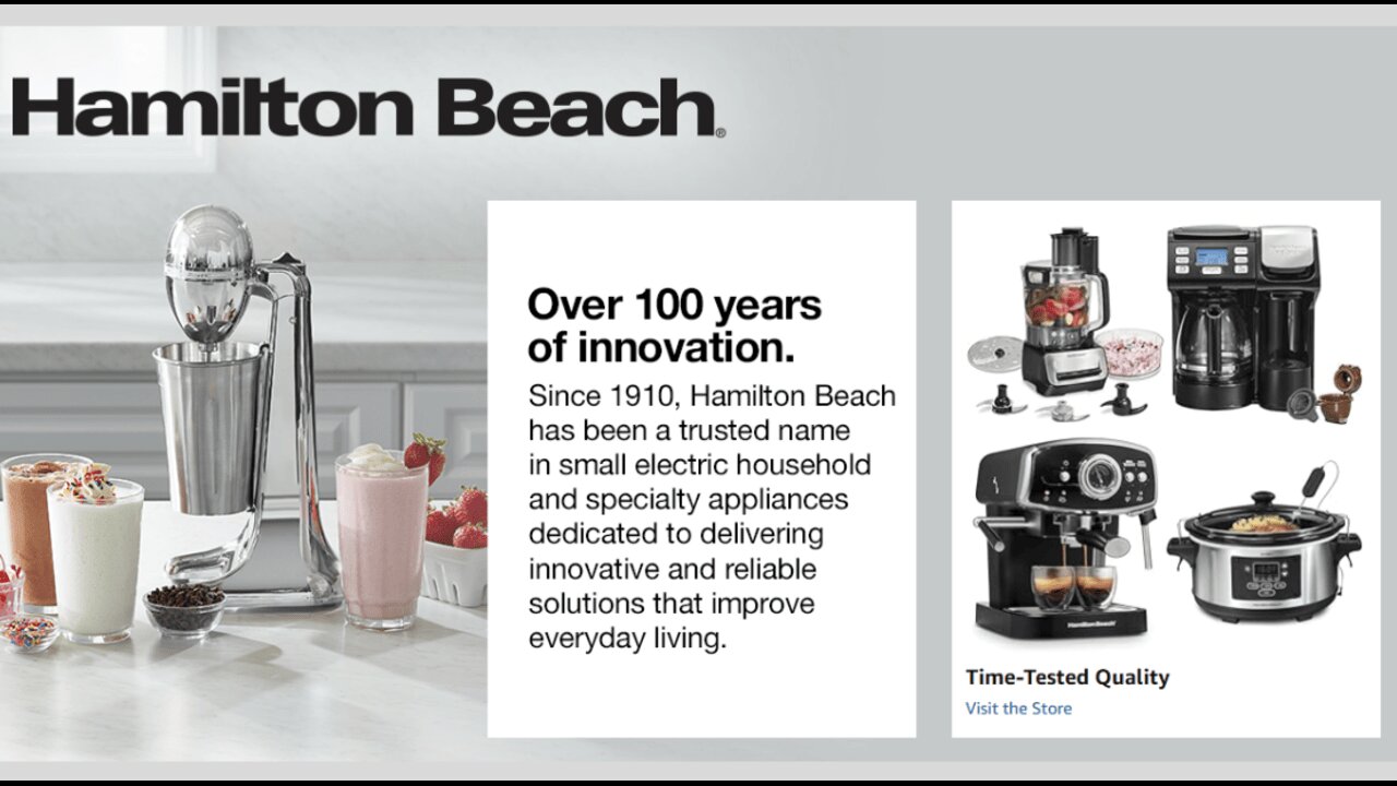 Hamilton Beach Wave Crusher Blender For Shakes and Smoothies