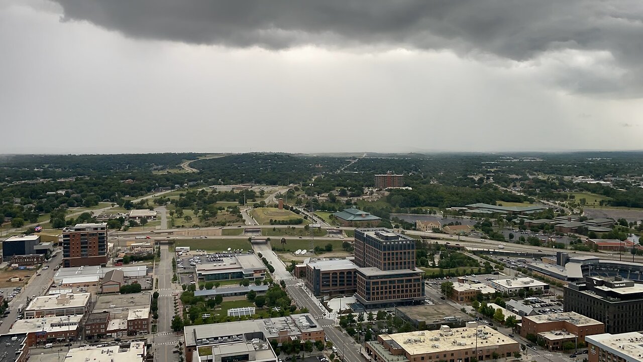 Rain rolling in