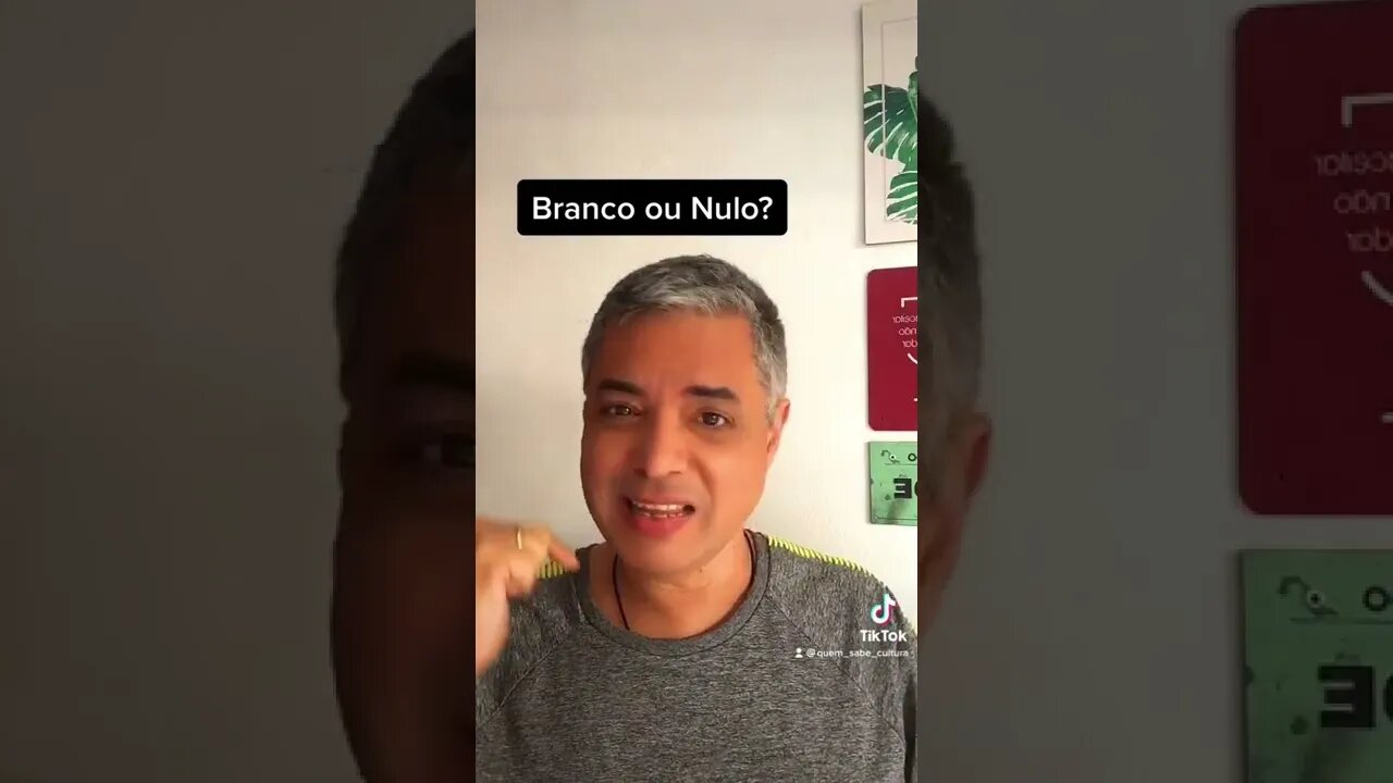 Votar banco ou nulo? #eleicoes2022 #votar #presidente #shorts #short #youtubeshorts #shortsvideo