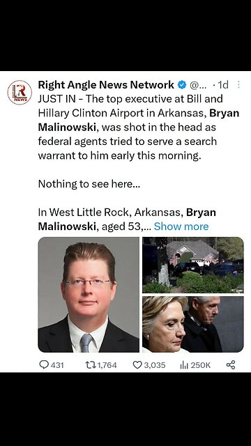 Little Rock, Arkansas Airport Executive In The Head By ATF Agents Early Morning Raid