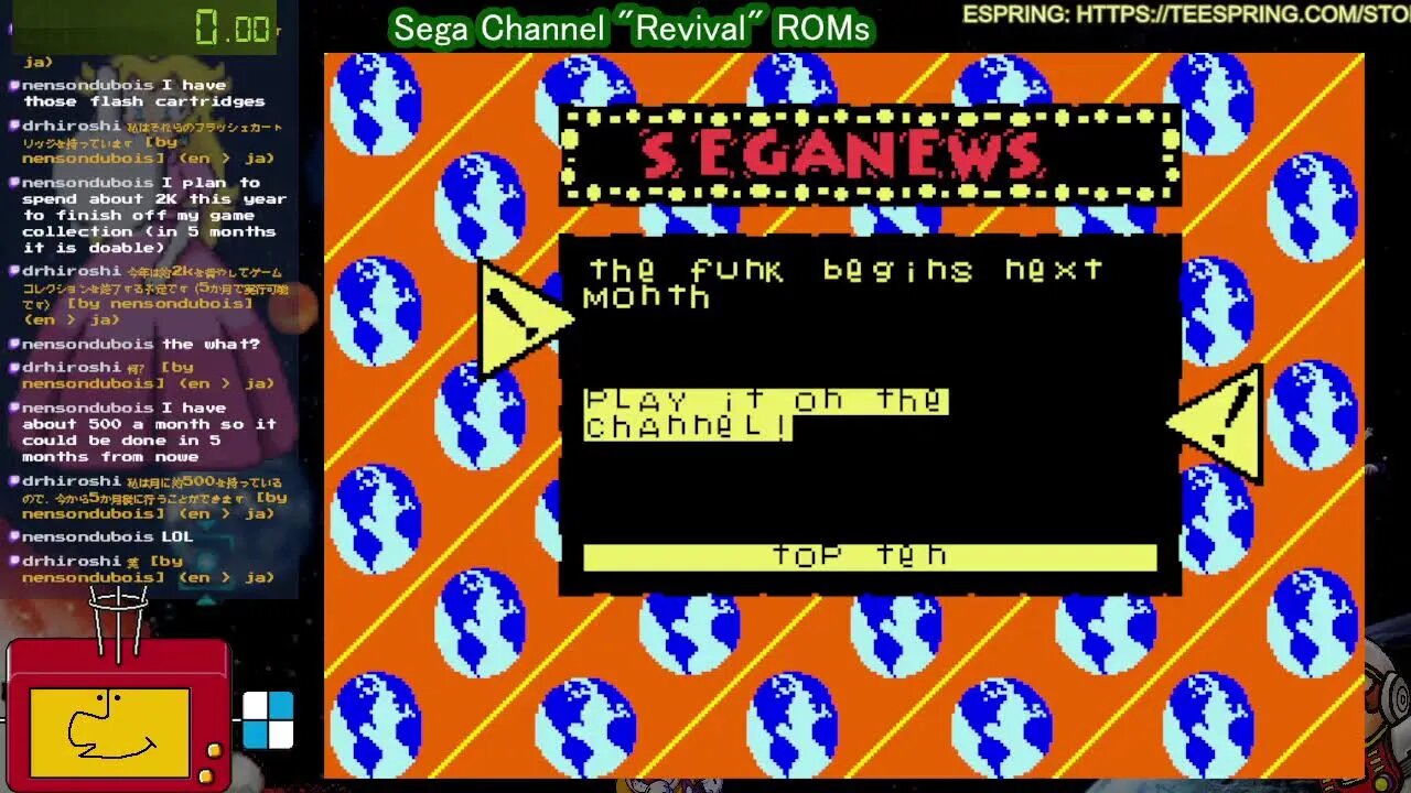Checking out Sega Channel Revival ROMs Continued (StreamElements Testing)