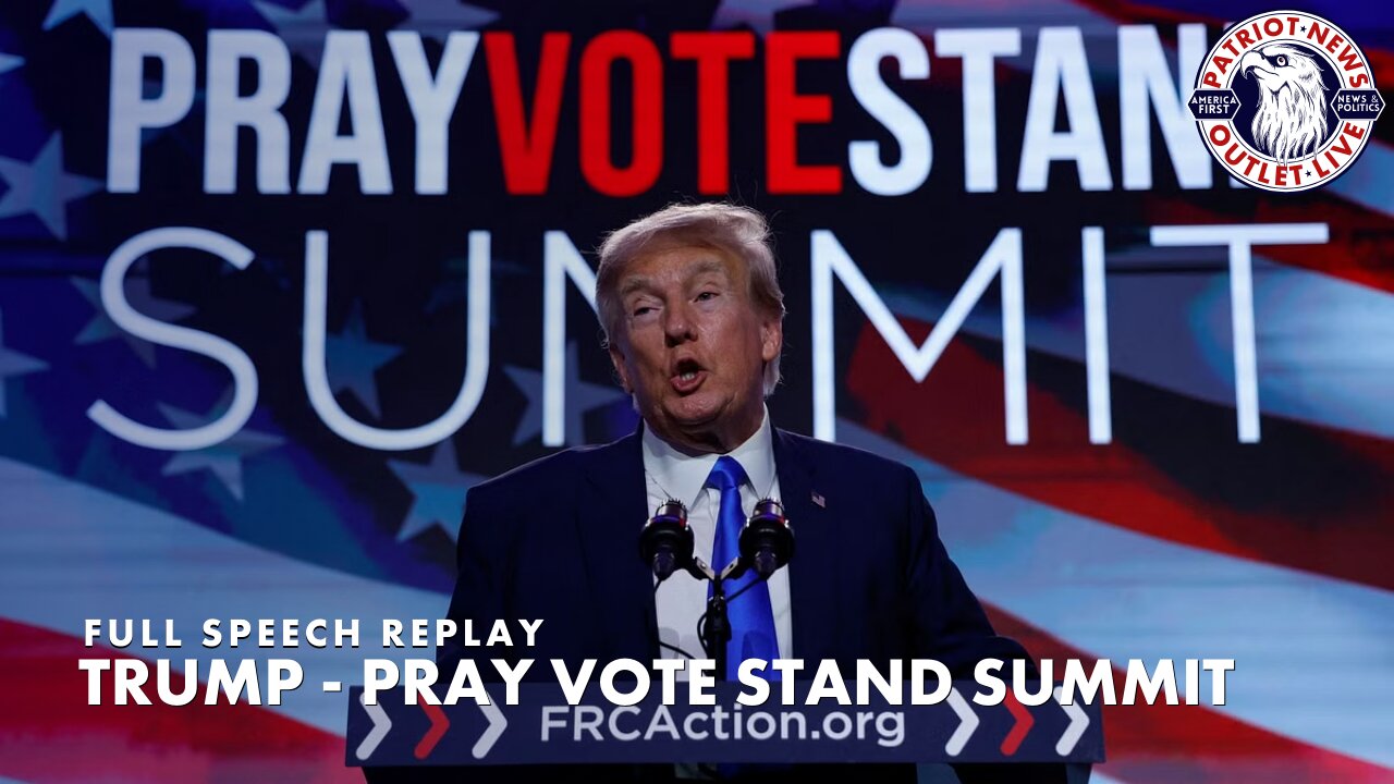 FULL SPEECH: President Donald J. Trump Speaks Addresses Pray, Vote, Stand Summit | 09-15-2023