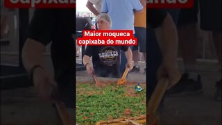 A Maior moqueca capixaba do mundo feita em Conceição da Barra