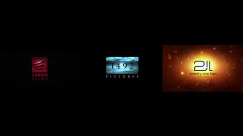 Saban Films/1492 Pictures/21 Laps Entertainment | Movie Logo Mashup