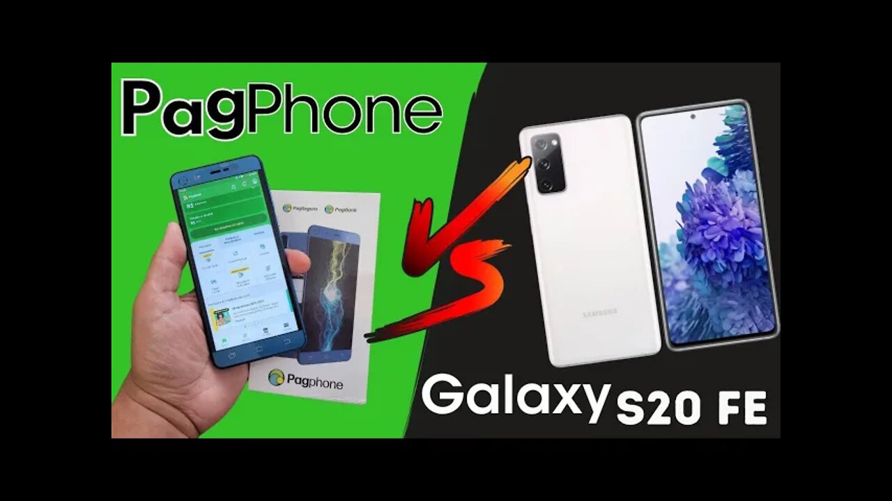 PagPhone da VS Galaxy S20 FE! Teste de velocidade de abertura de aplicativos #comparaçãoinjusta