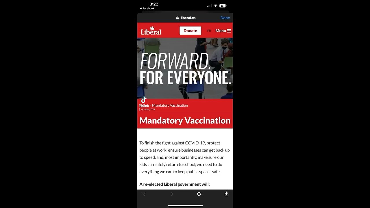 Liberals plan to make Vax MANDATORY!