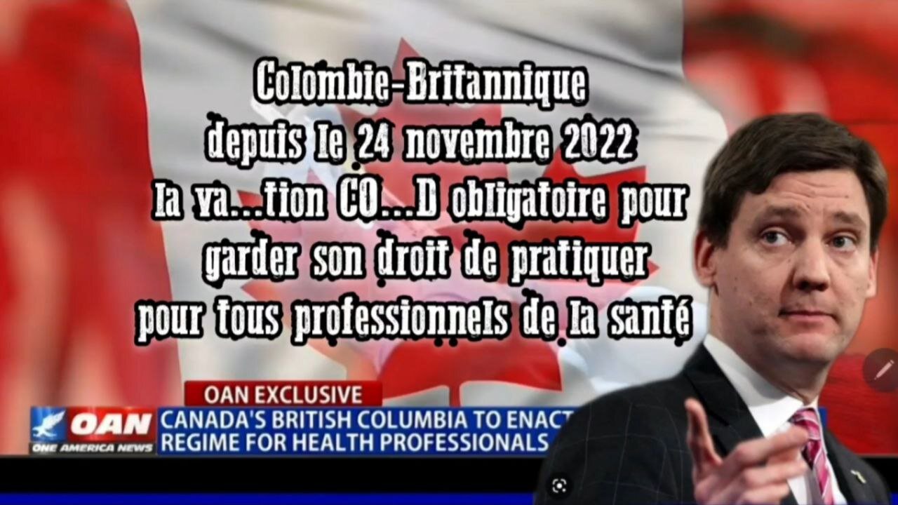 Colombie-Britannique🇨🇦, 💉 obligatoire pour garder sa licence active et son droit de pratiquer