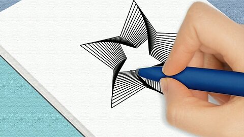 Star Pencil Art.