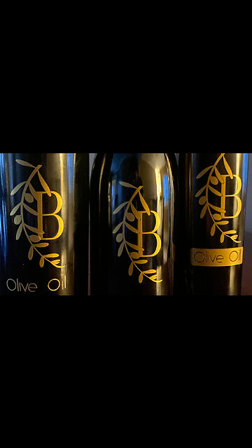 DIY Custom Labels Olive Oil Bottle