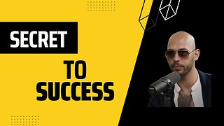 Secret to Success | Andrew Tate's Inspirational Speech