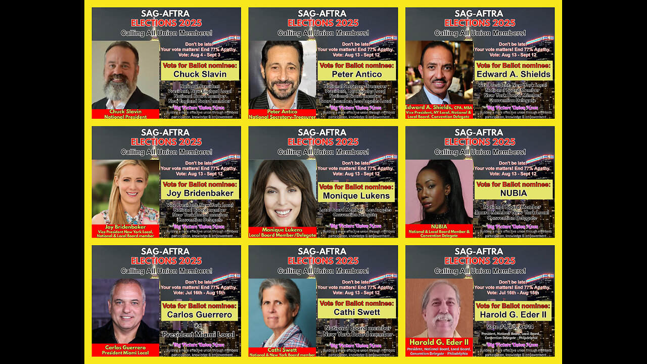 FRAUD & OBFUSCATION SAG-AFTRA UNION