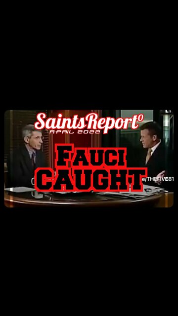 ⚫V987. FAUCI CAUGHT 🚨‼️💉☠