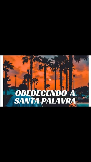 OBEDECENDO A SANTA PALAVRA.#shorts