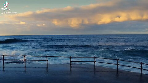 Ocean Waves Splash Sea Front Spray